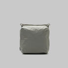 Cassette Sacoche Medium Moss Tech Sateen Bag in grey, stylish and functional design with durable material.