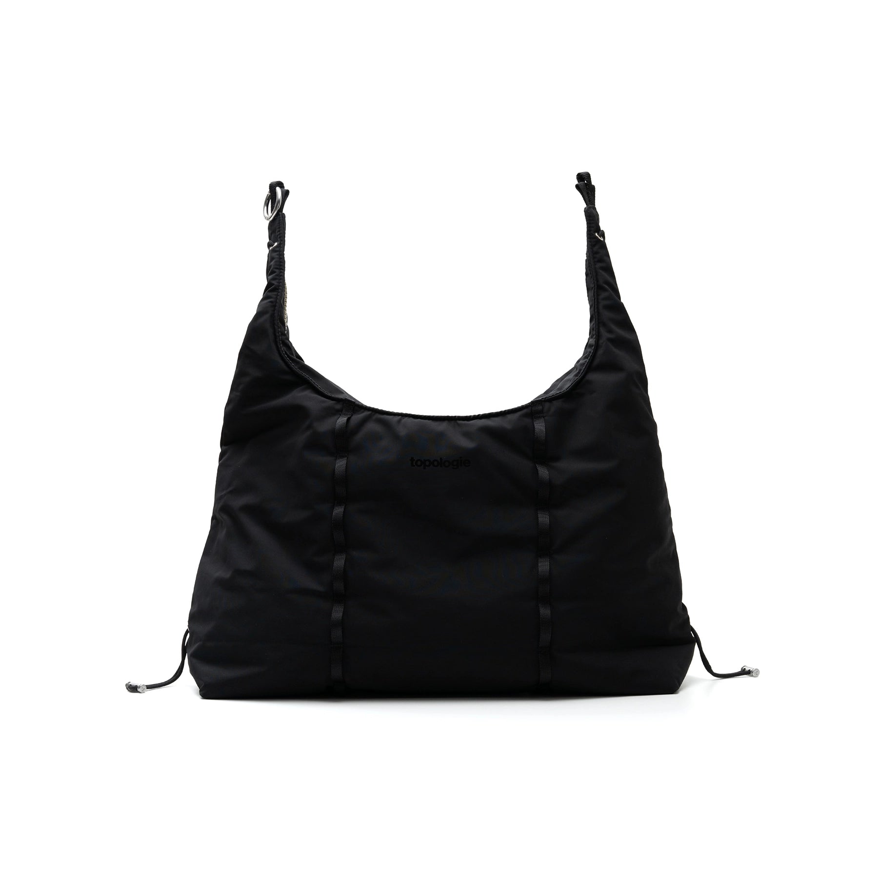 Cloud Hobo Medium Black Tech Sateen Shoulder Bag - Versatile Style Cloud Hobo Medium Black Tech Sateen Shoulder Bag - Versatile Style