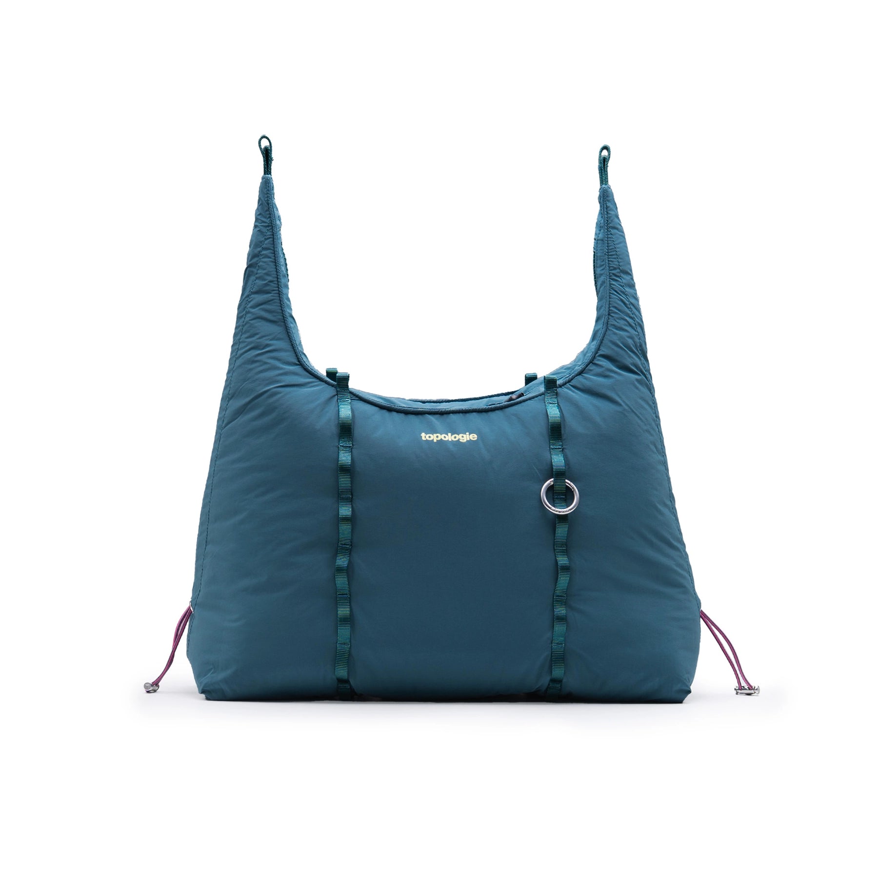 バッグ topologie Cloud Hobo Medium Cloud Hobo Medium Deep Teal Silky Peach Shoulder Bag - Versatile