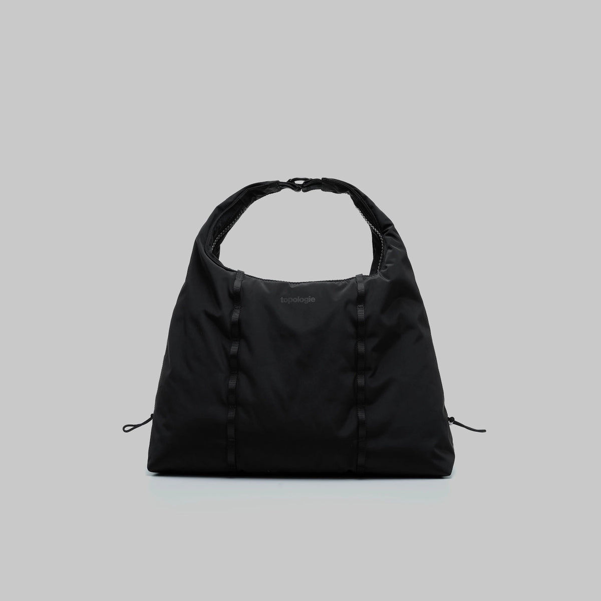 Cloud Hobo Small Black Tech Sateen Shoulder Bag