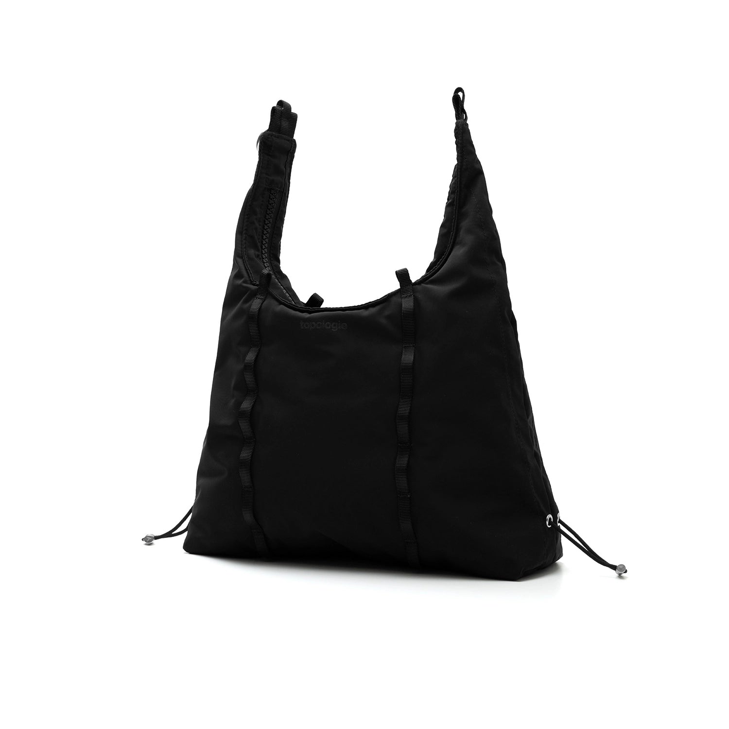 Cloud Hobo Small Black Tech Sateen Shoulder Bag - Stylish