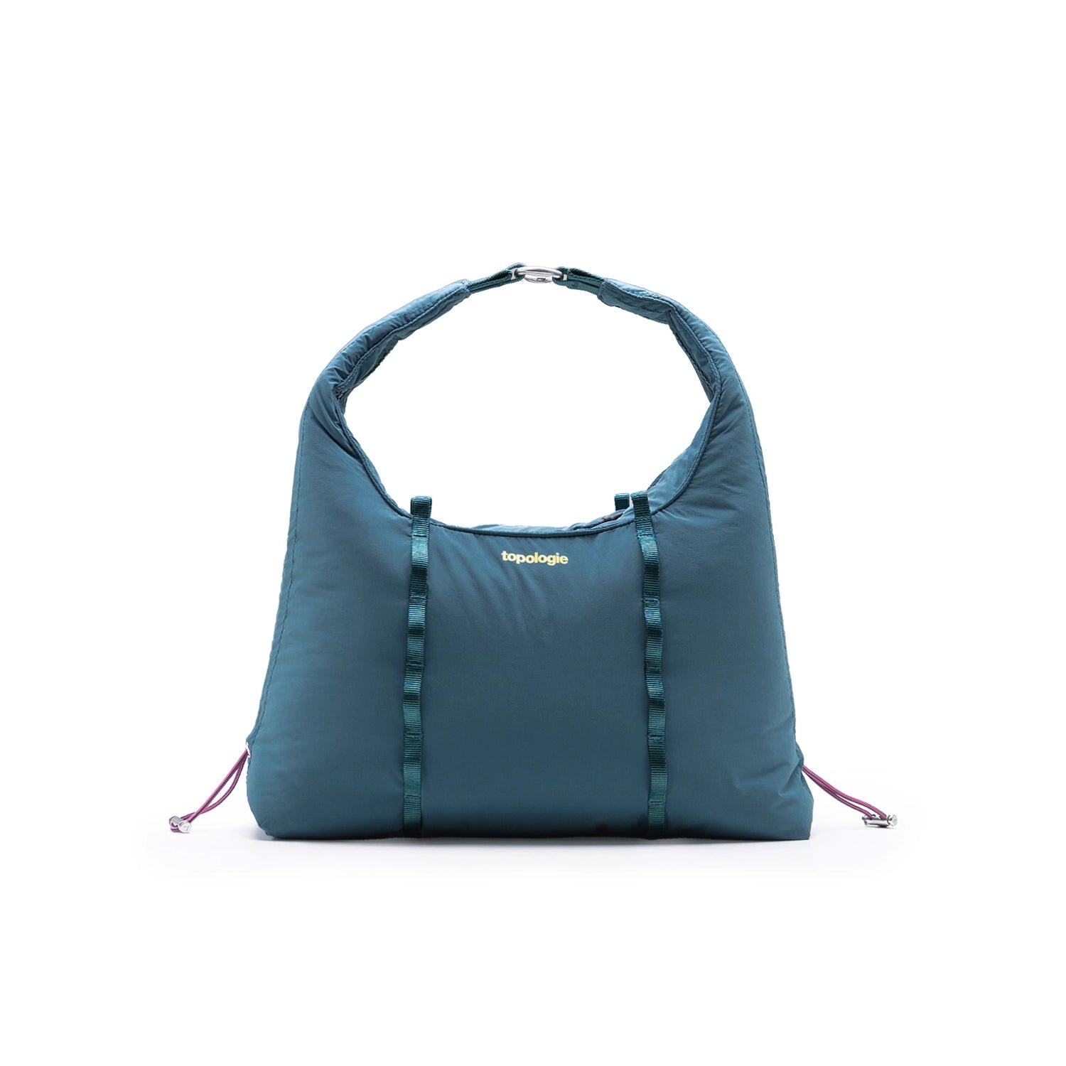 Cloud Hobo Small Deep Teal Silky Peach Shoulder Bag - Chic