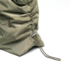 Cloud Hobo Small Chrome Space Coated Shoulder Bag drawstring detail design