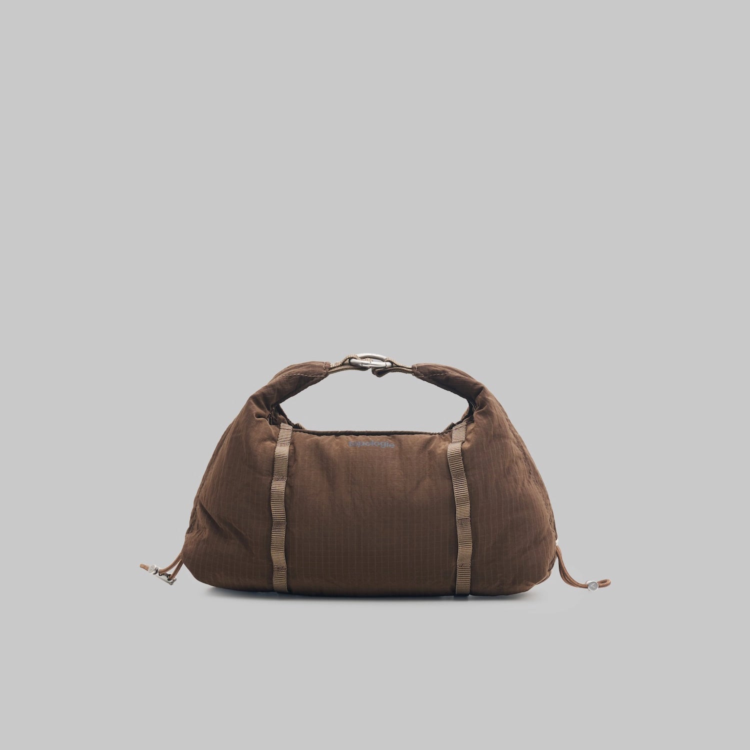 Cloud Hobo XS Cocoa Vintage Ripstop Shoulder Bag in stylish brown, showcasing its unique design and quality fabric.