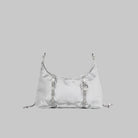 Cloud Hobo XS Chrome Space Coated Shoulder Bag in sleek metallic design with drawstring details.
