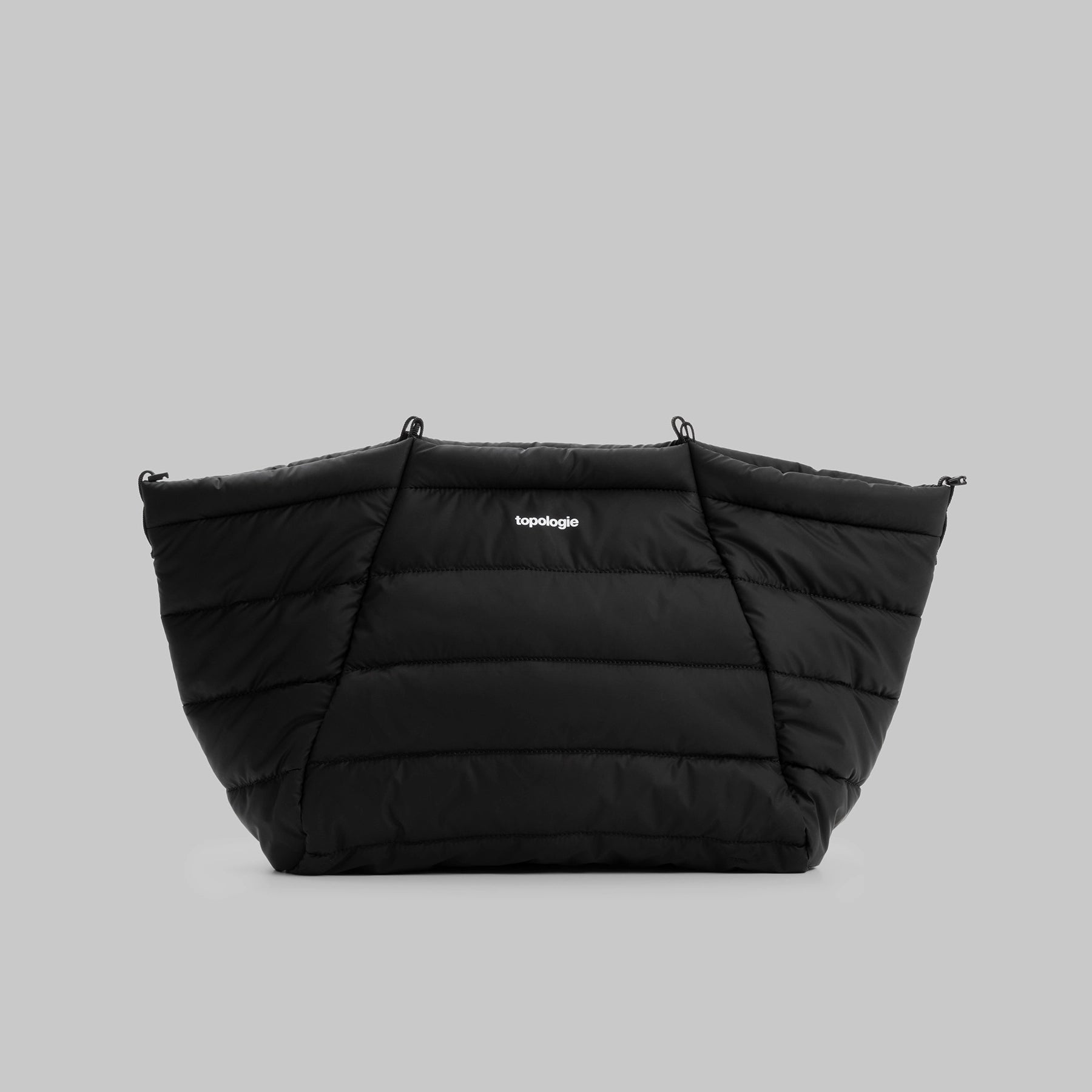 topologie Marche Tote Medium ミディアム ブラック Topologie Marche Tote Medium Black Puffer Shoulder Bag - FREE 24h