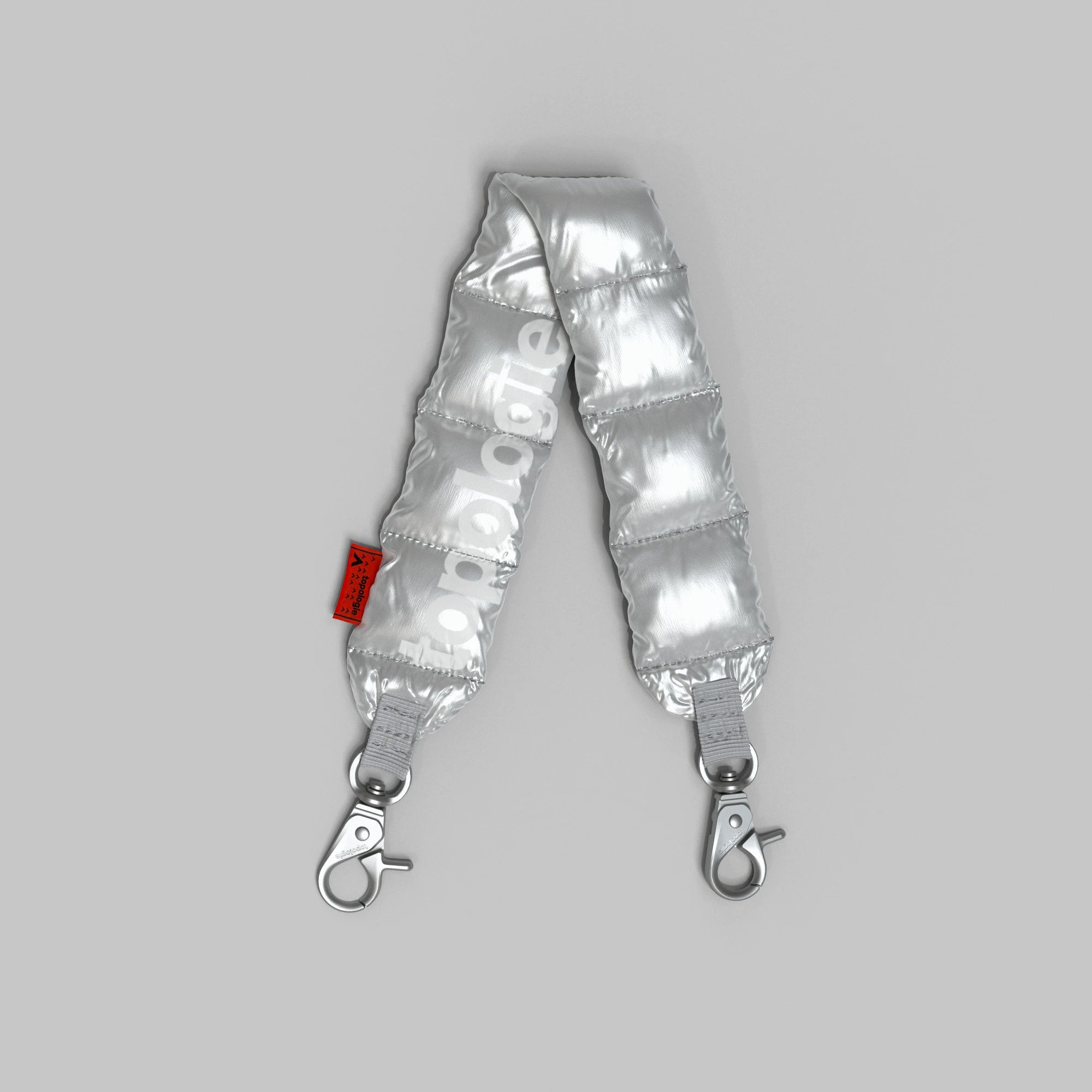 Puffer Wrist Strap Chrome Space Coated with heavy-duty clasps, designed for comfort and maximum load capacity.