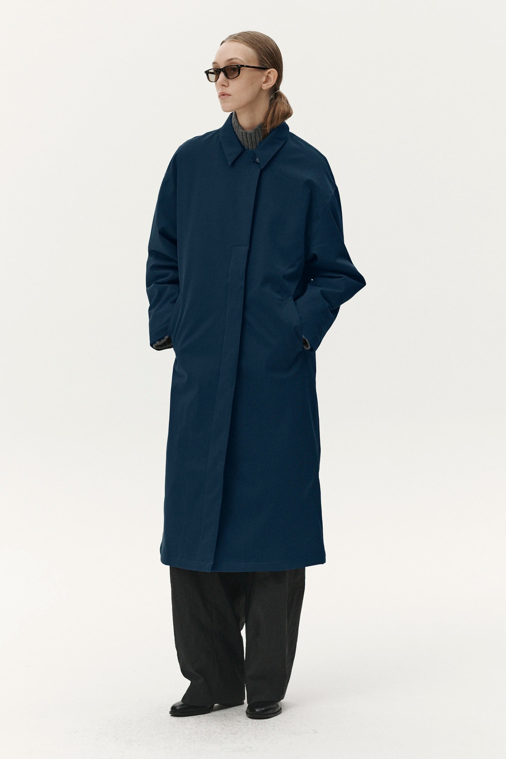 Janice B Ninspin Navy Coat