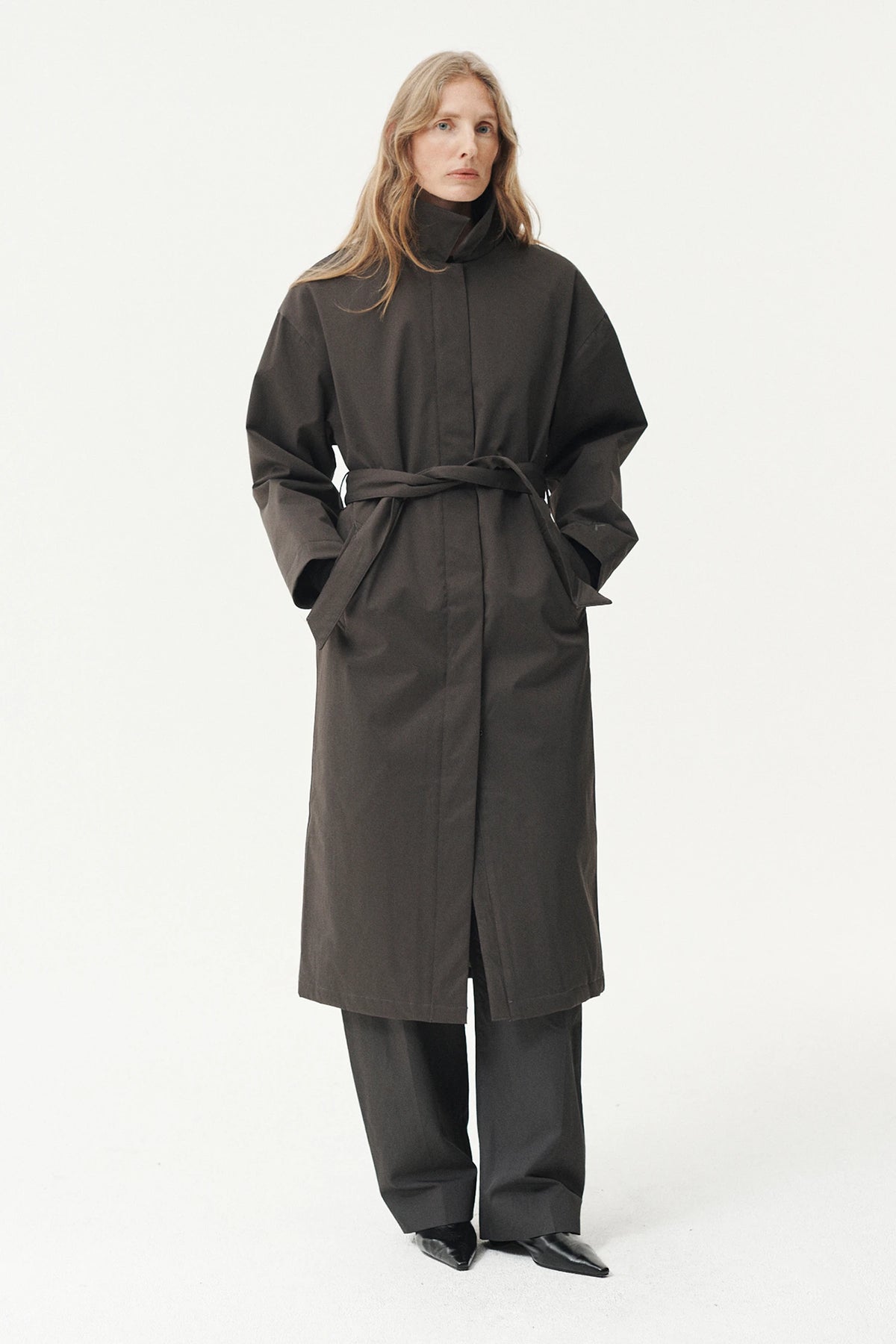 Rachel G Nin Spin Faded Coffee AW26 Cappotto