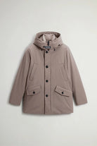 Stretch Parka Falcon Coat by Woolrich, a light and stylish windproof jacket with adjustable hood.