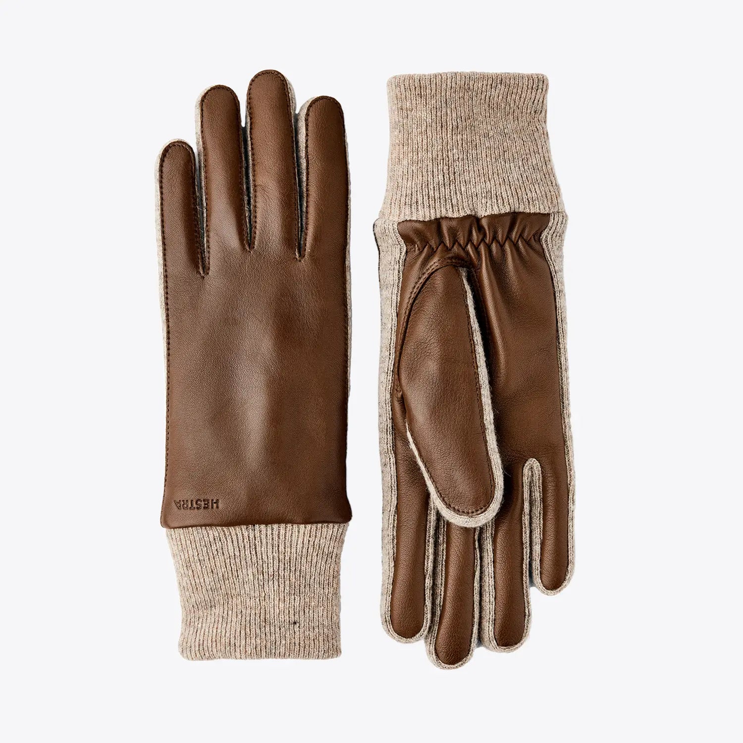 italienische handschuhe Jeanne Light Brown Handschuhe