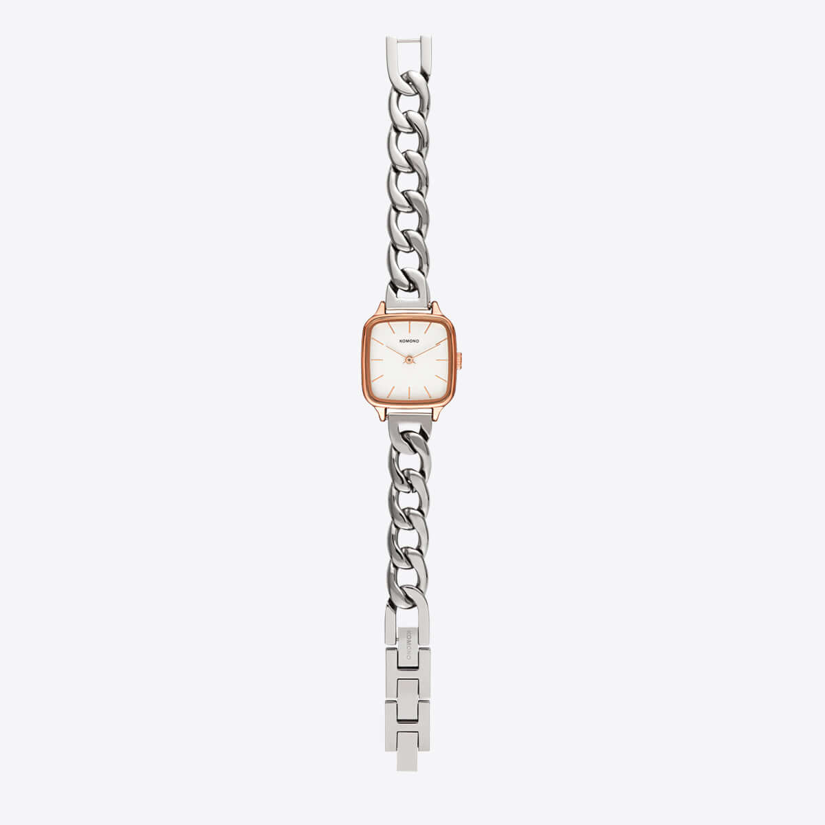 Komono Kate Revolt Rose Gold Silver Mix Watch - FREE 24h delivery