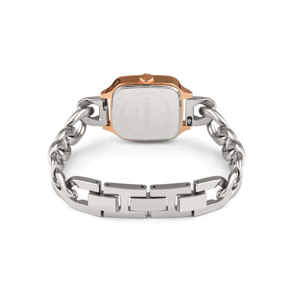 Komono Kate Revolt Rose Gold Silver Mix Watch - FREE 24h delivery