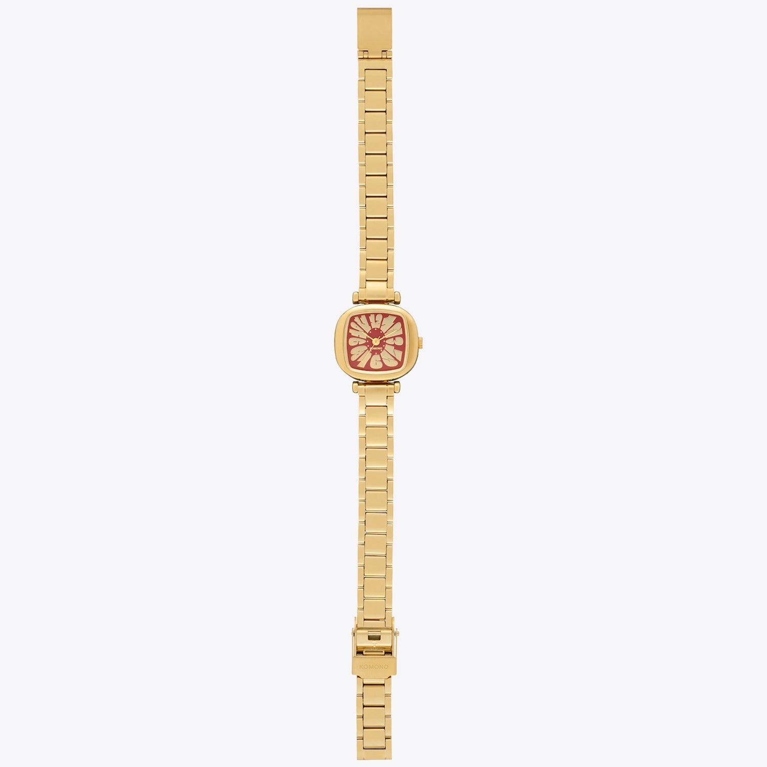 Komono Moneypenny Flower Tire Gold Bordeaux_2