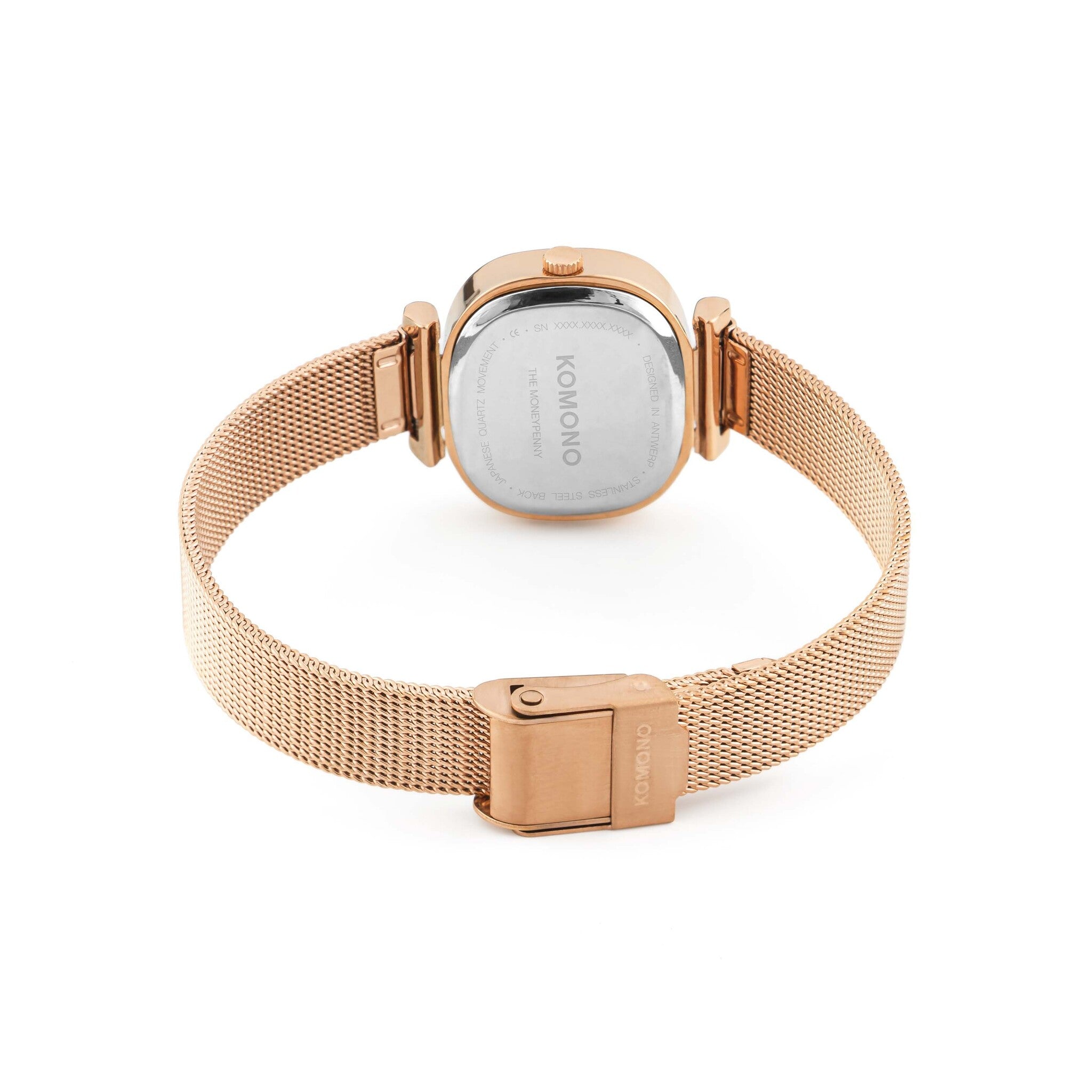 Komono Moneypenny Wave Royale Rose Gold Plum_2