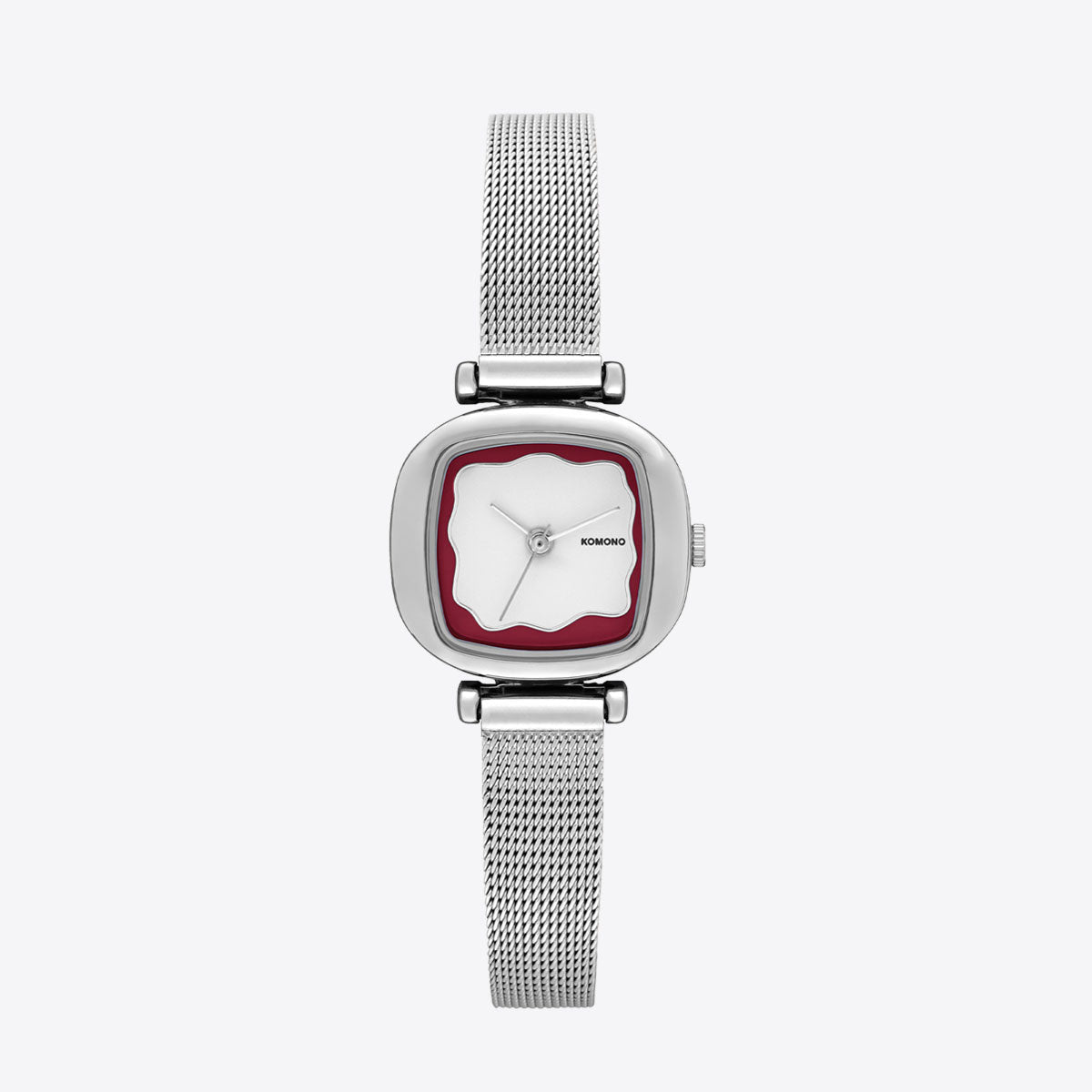 Komono Moneypenny Wave Royale Silver Maroon_1