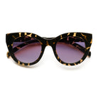 Louise Dark Tortoise Sunglasses - Cat Eye model, UV 400 protection, eco-friendly bio nylon frame, scratch-resistant lenses.