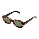 Luna Havana Sunglasses featuring eco-friendly bio nylon frame and UV 400 protection, stylish cat. 3 lenses.