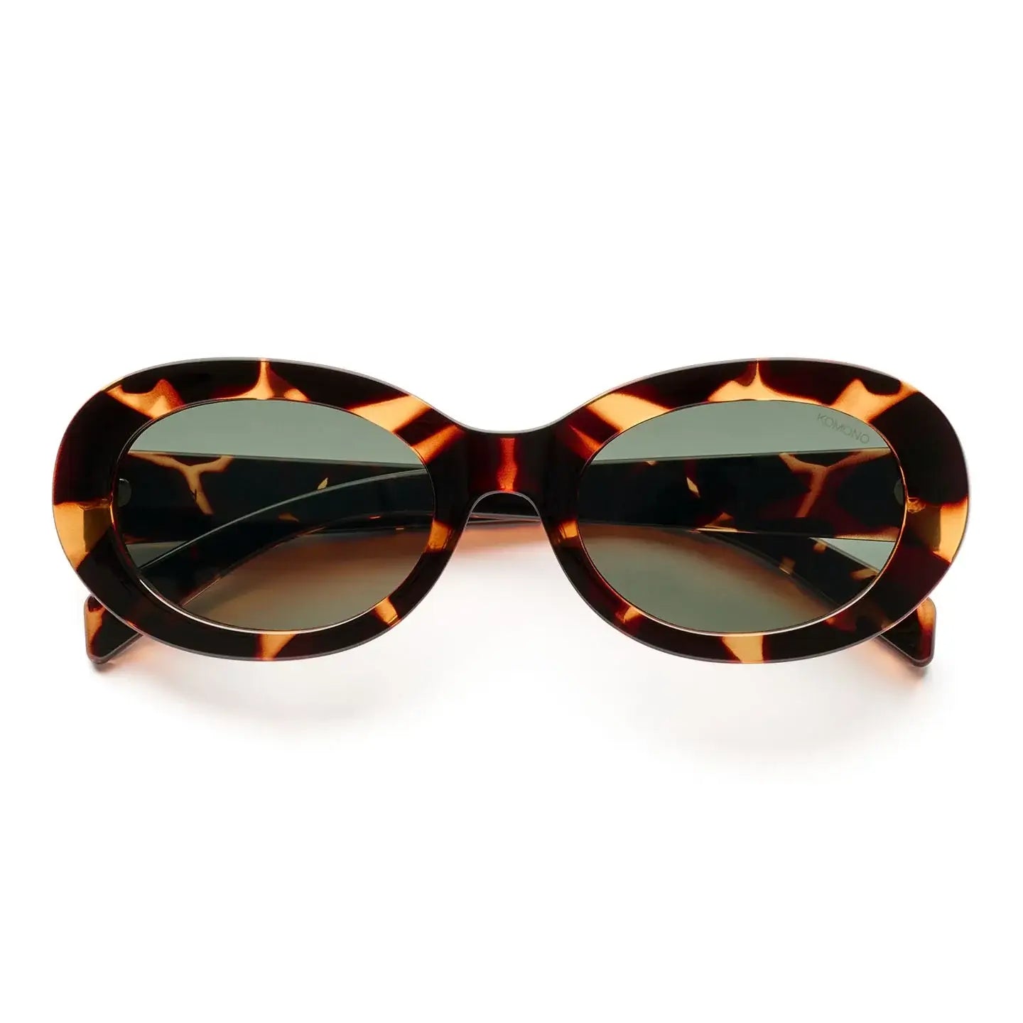 Luna Havana Sunglasses featuring tortoiseshell design and UV 400 protection, eco-made bio nylon frame.