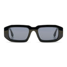 Blaze Black Sunglasses with UV 400 protection and scratch resistant polycarbonate lenses, stylish unisex design.