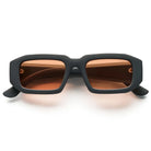 Blaze Carbon Sunset Sunglasses front view with eco-made bio nylon frame and polycarbonate lenses.
