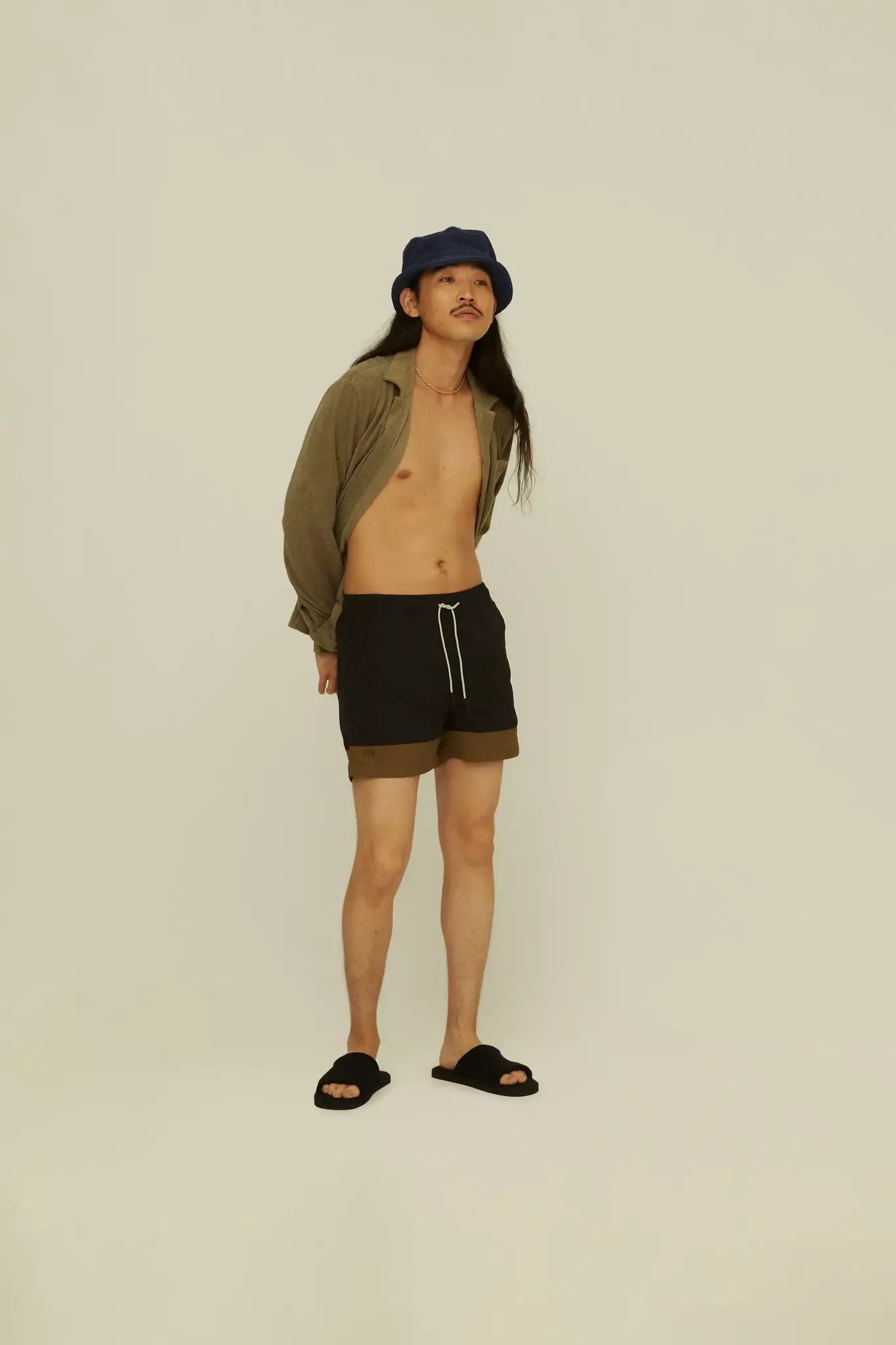 OAS Army Stripe Swim Shorts_3
