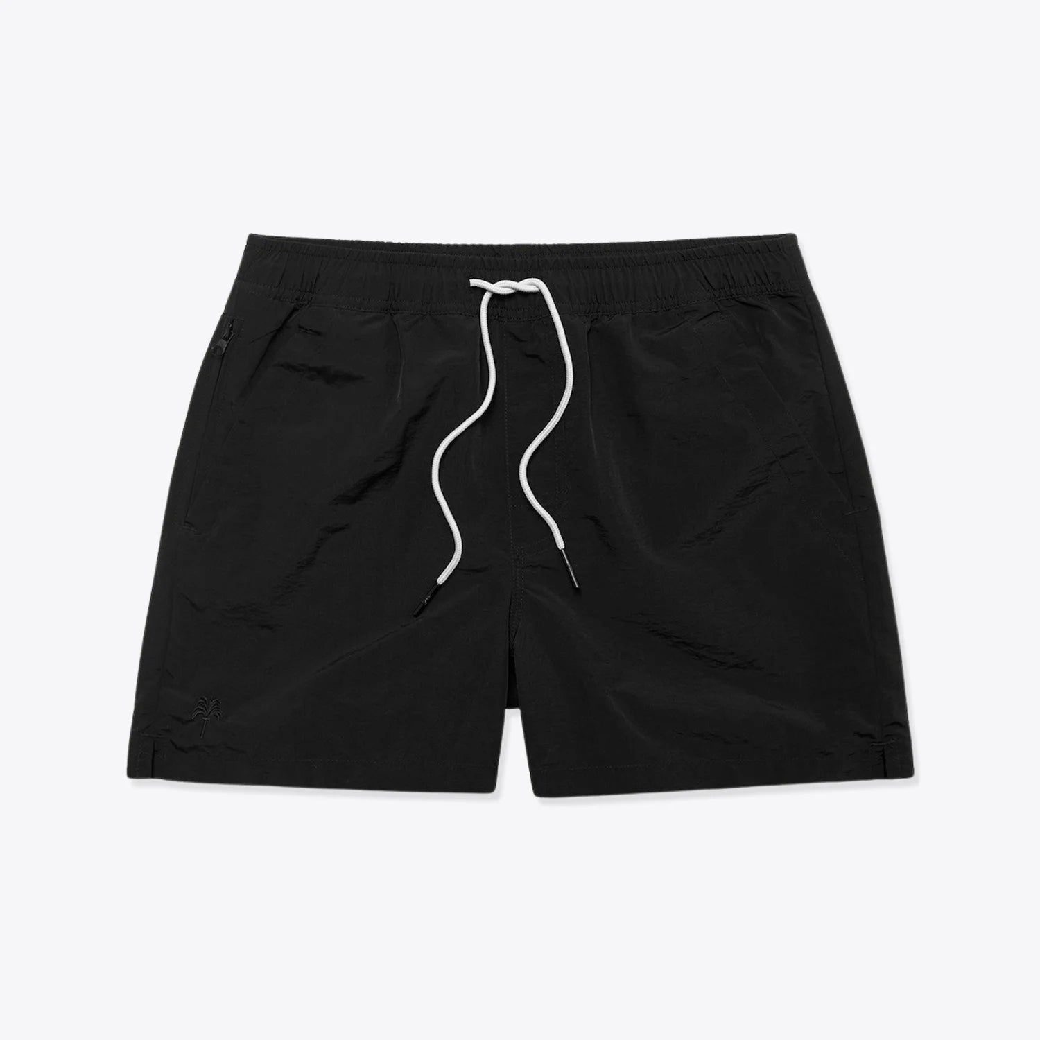 OAS Black Nylon Swim Shorts_1