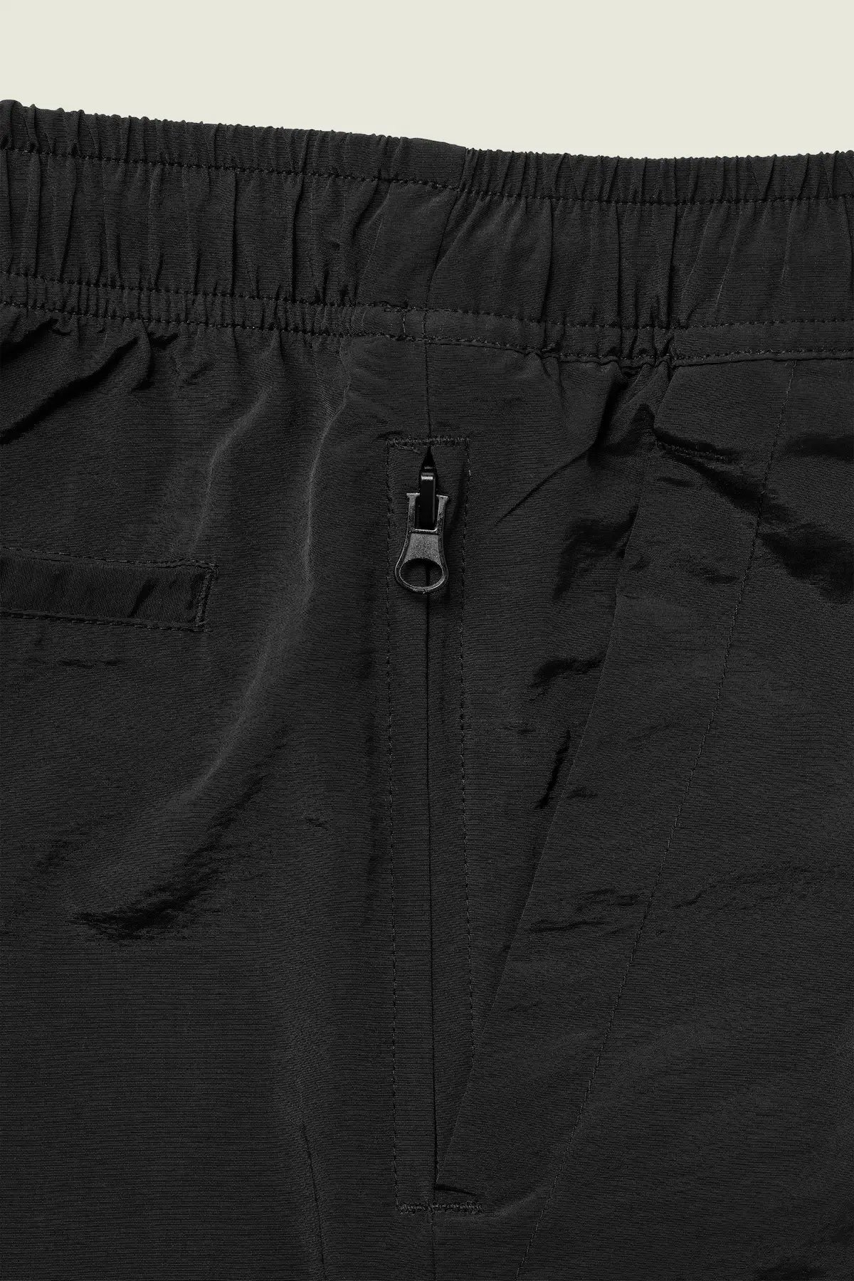 OAS Black Nylon Swim Shorts_3