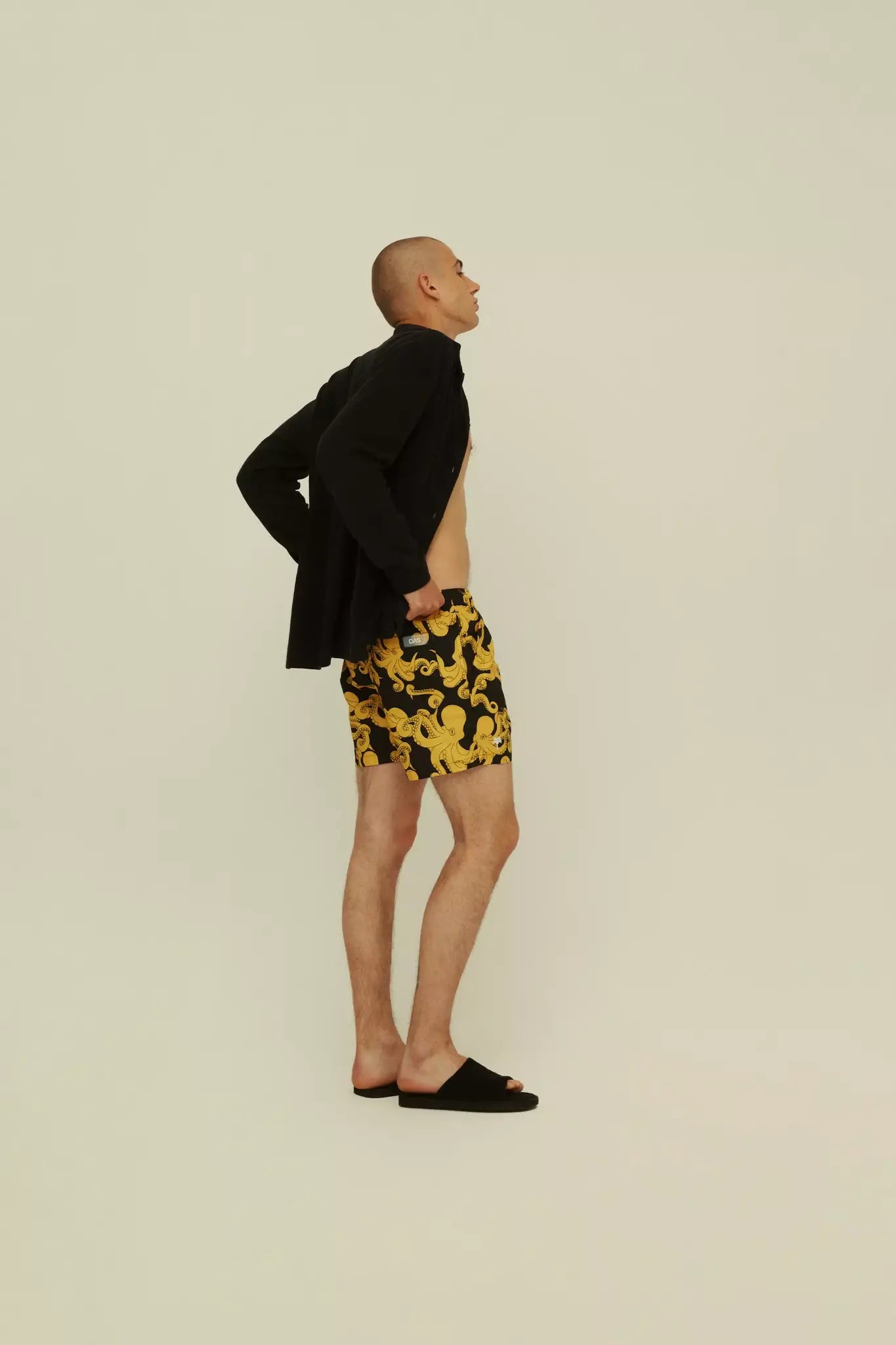 OAS Black Octo Swim Shorts_5