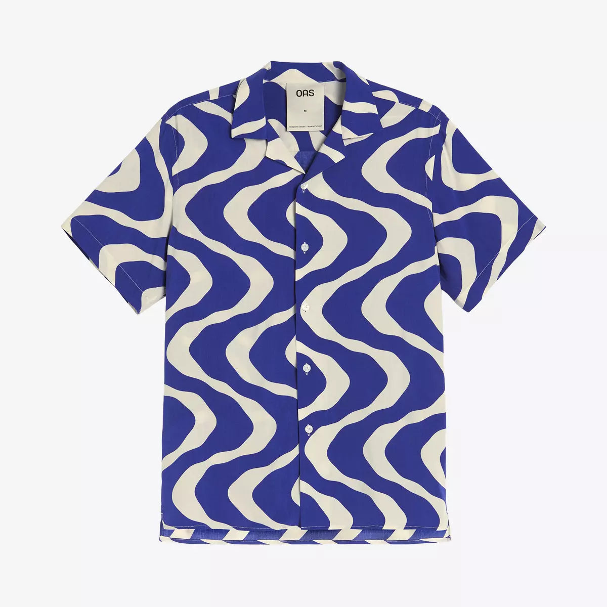 OAS Blue Rippling Viscose Shirt_1