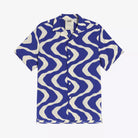 OAS Blue Rippling Viscose Shirt_1