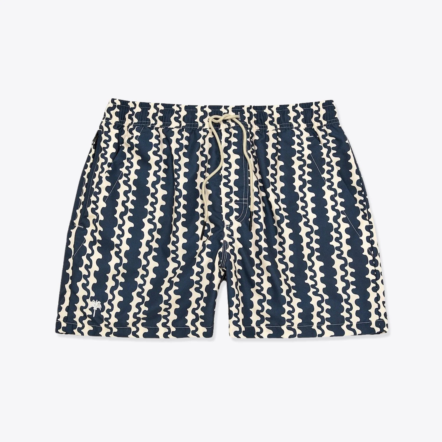 OAS Blue Scribble Swim Shorts_1