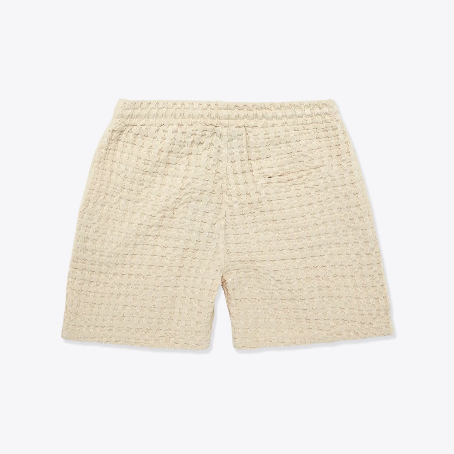 OAS Ecru Porto Waffle Shorts_2