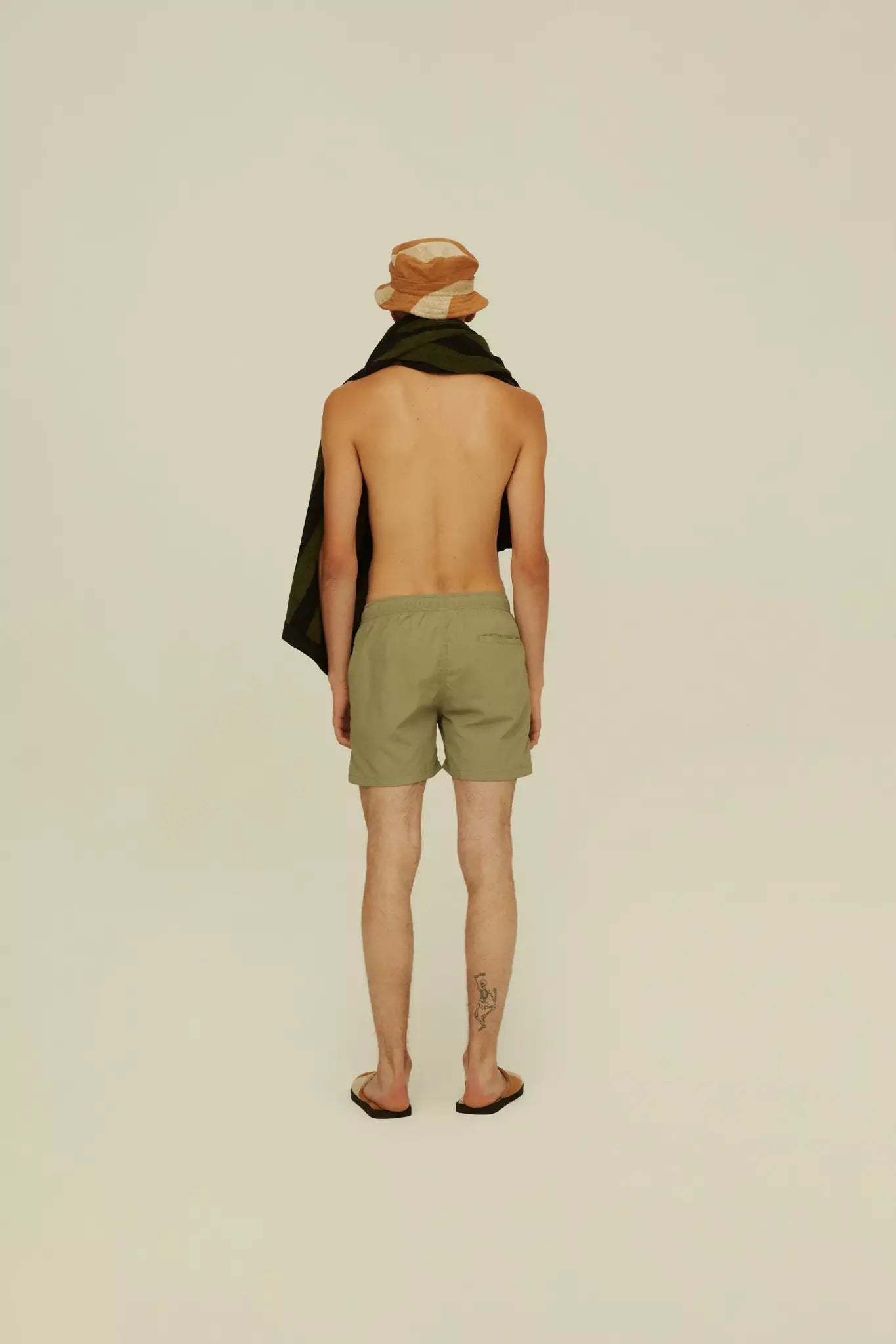OAS Green Nylon Swim Shorts_5