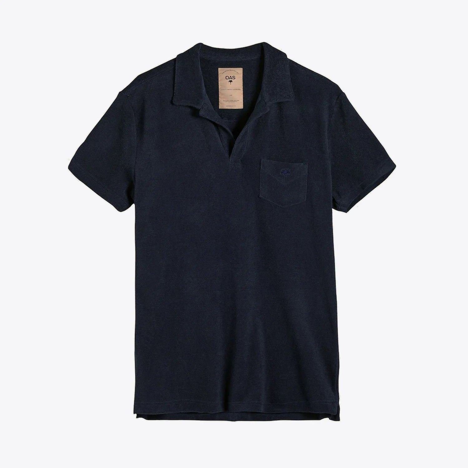 OAS Navy Polo Terry Shirt_1
