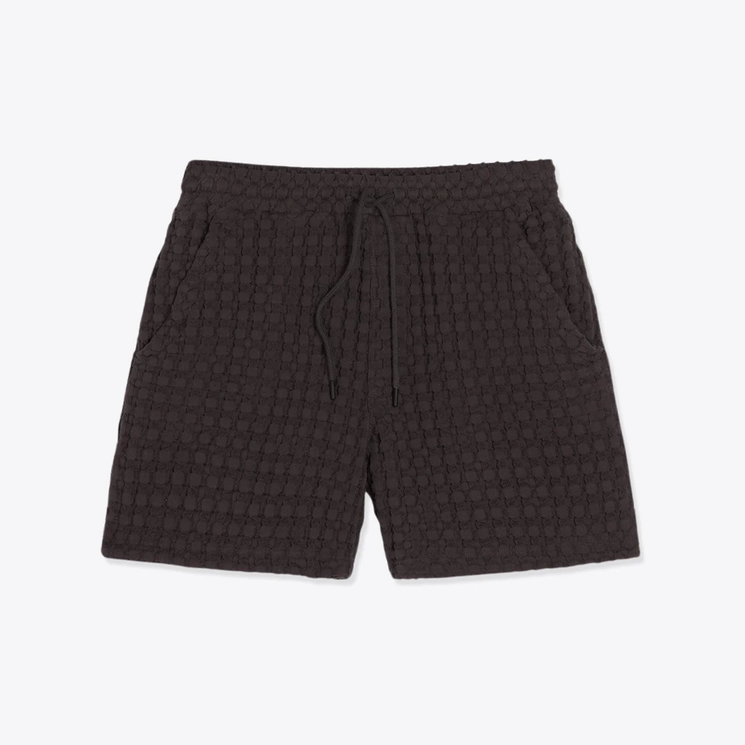 OAS Nearly Black Porto Waffle Shorts_1