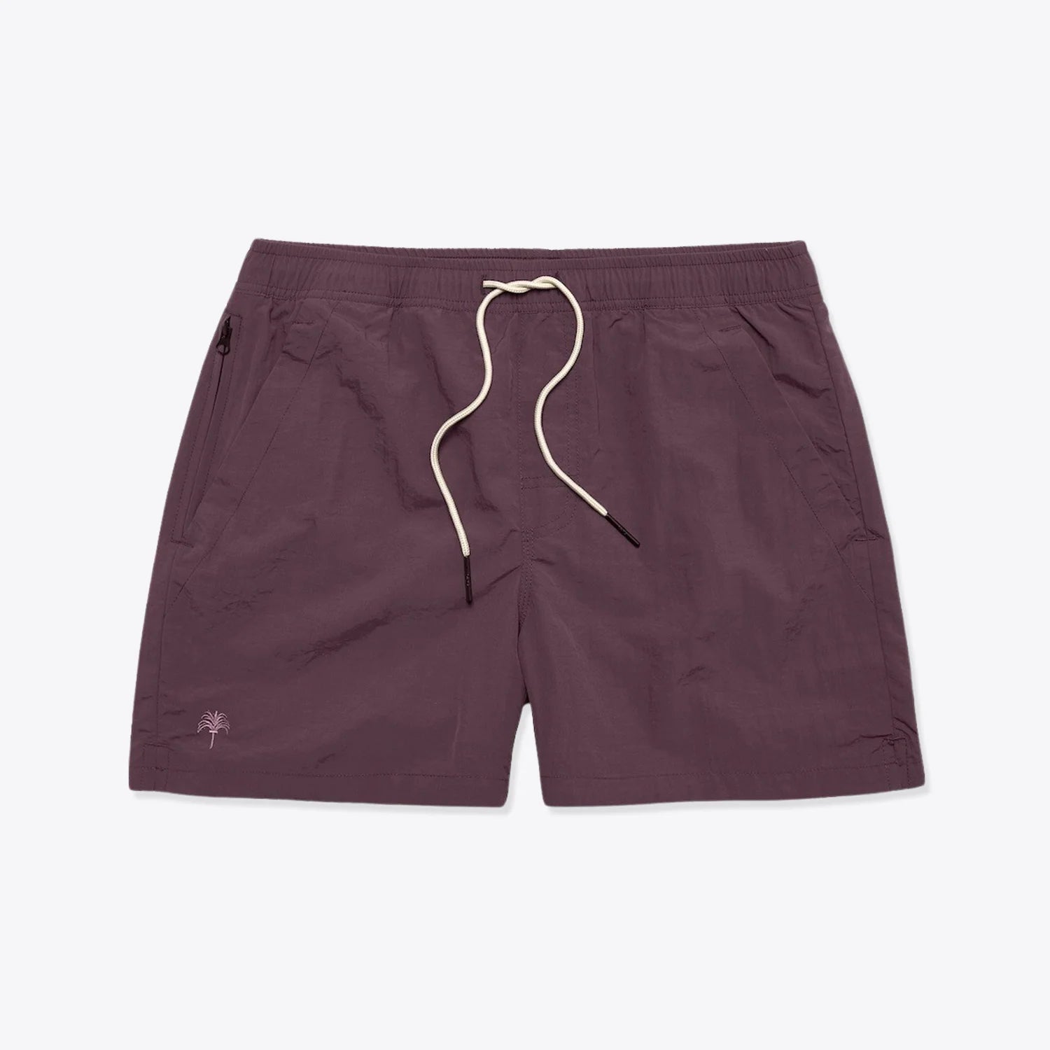 OAS Plum Nylon Swim Shorts_1