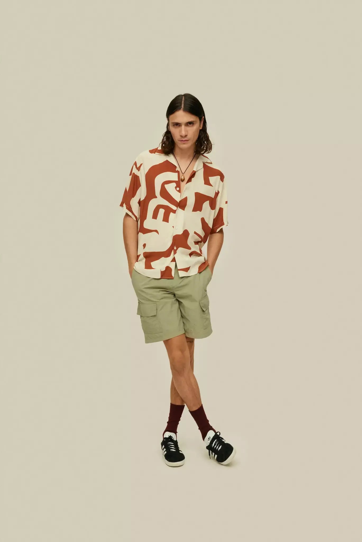 OAS Russet Puzzlotec Viscose Shirt_6