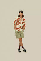 OAS Russet Puzzlotec Viscose Shirt_6