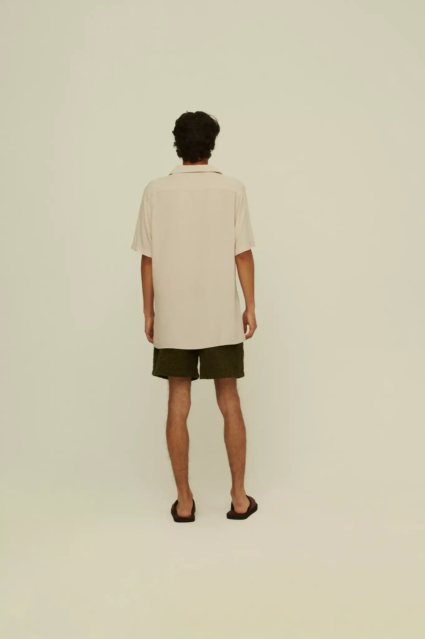 OAS Sand Plain Viscose Shirt_2