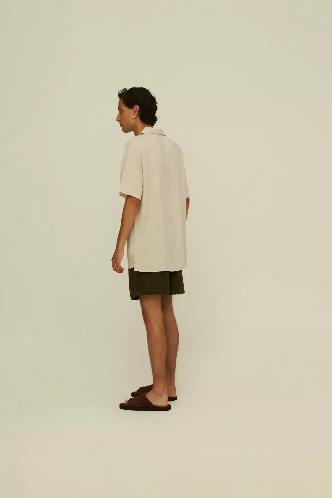 OAS Sand Plain Viscose Shirt_5