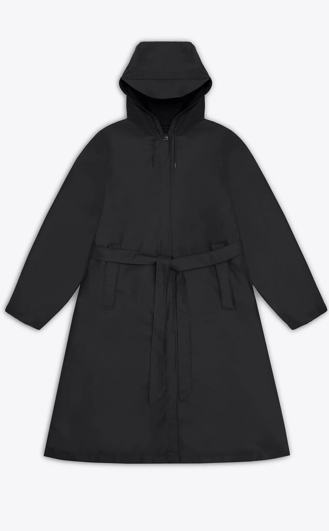 Rains A-Line Longer W Jacket Black_1