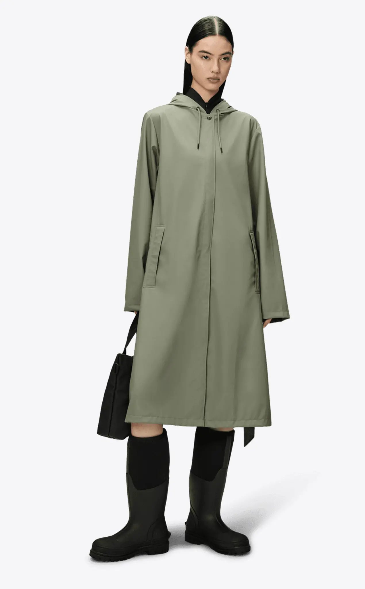 Rains A-Line Longer W Jacket Drift_3
