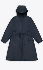 Rains A-Line Longer W Jacket Navy_1