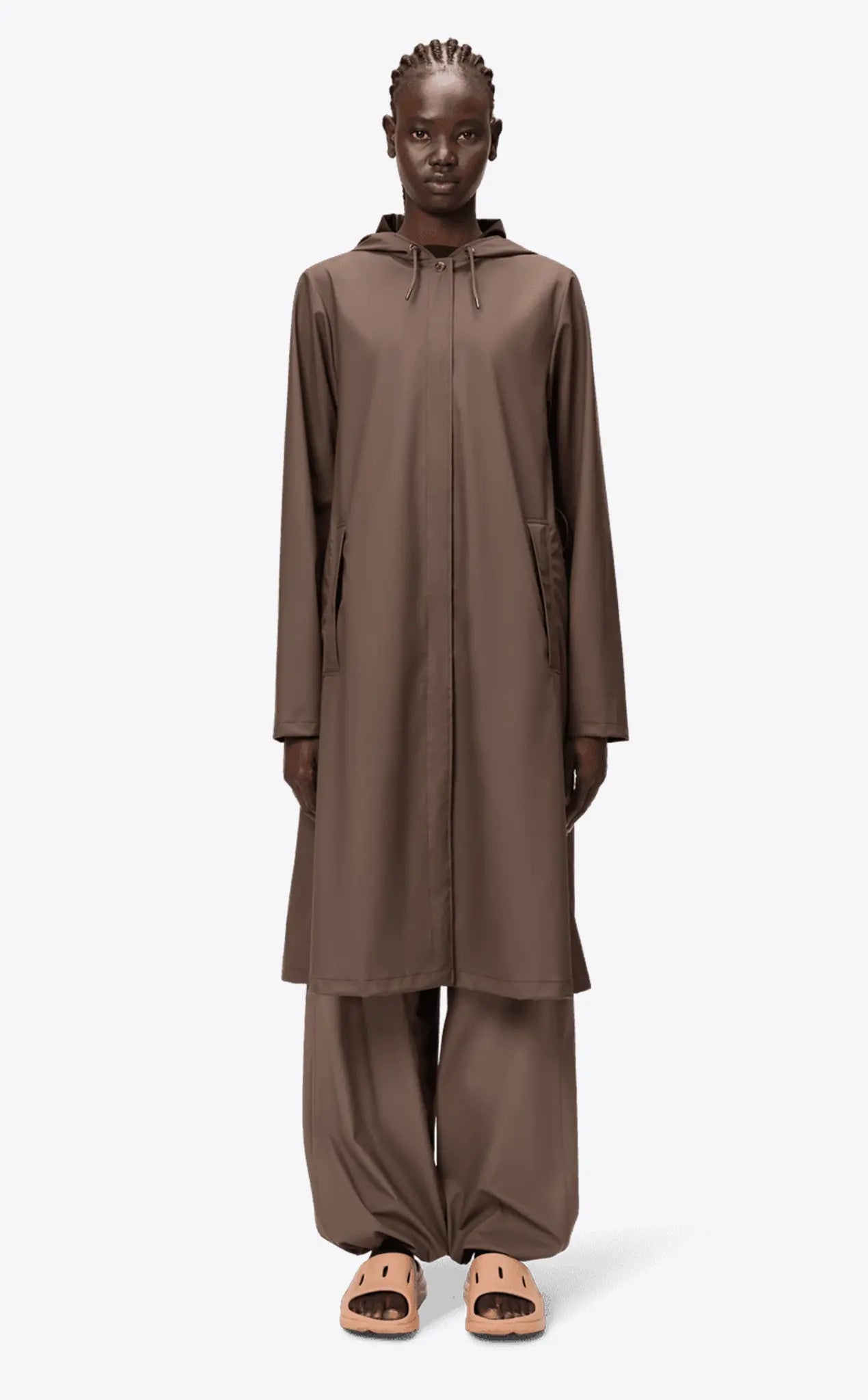 Rains A-Line Longer W Jacket Shade_4
