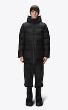 Rains Alta Long Puffer Cargo Jacket Black_3