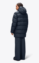 Rains Alta Long Puffer Cargo Jacket Dune Navy_6