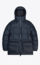 Rains Alta Long Puffer Cargo Jacket Navy_1