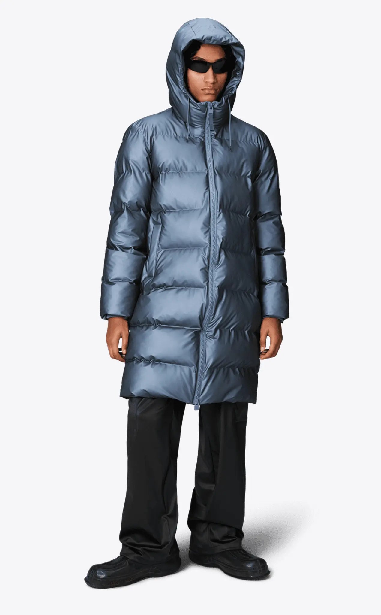 Rains Alta Long Puffer Jacket Bay_2