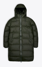 Rains Alta Long Puffer Jacket Green_1
